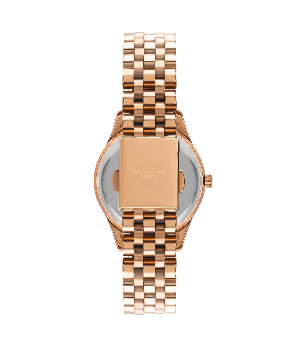 Lee Cooper LC07826.420 Women's Super Metal Rose Gold Watch - Zamana.pk