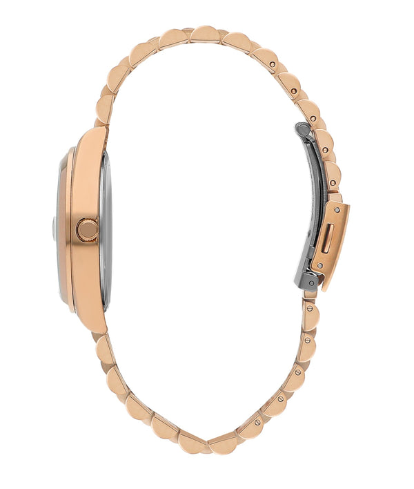 Lee Cooper LC07827.410 Women's Super Metal Rose Gold Watch - Zamana.pk