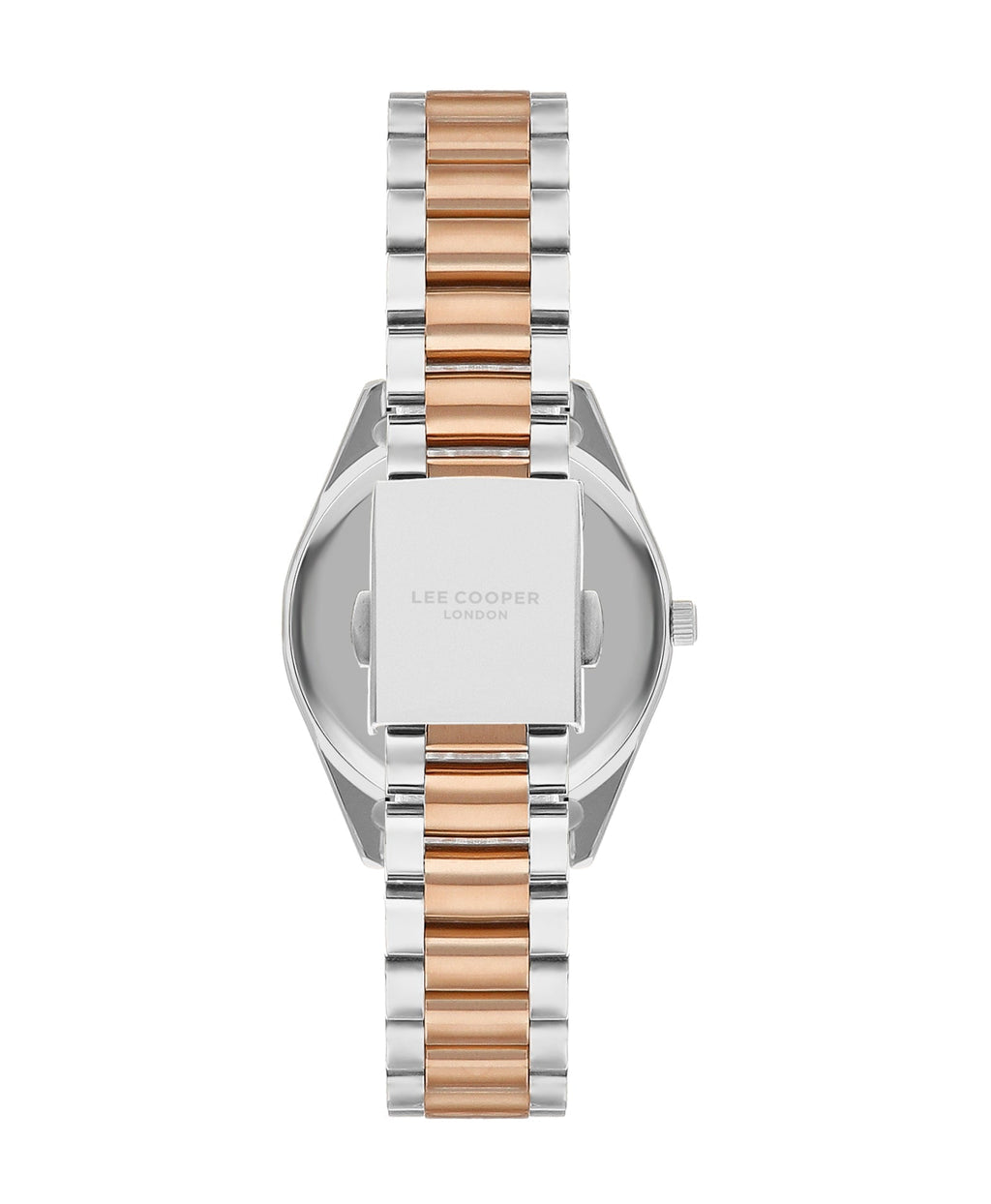 Lee Cooper LC07827.560 Women's Super Metal Silver/Rose Gold Watch - Zamana.pk