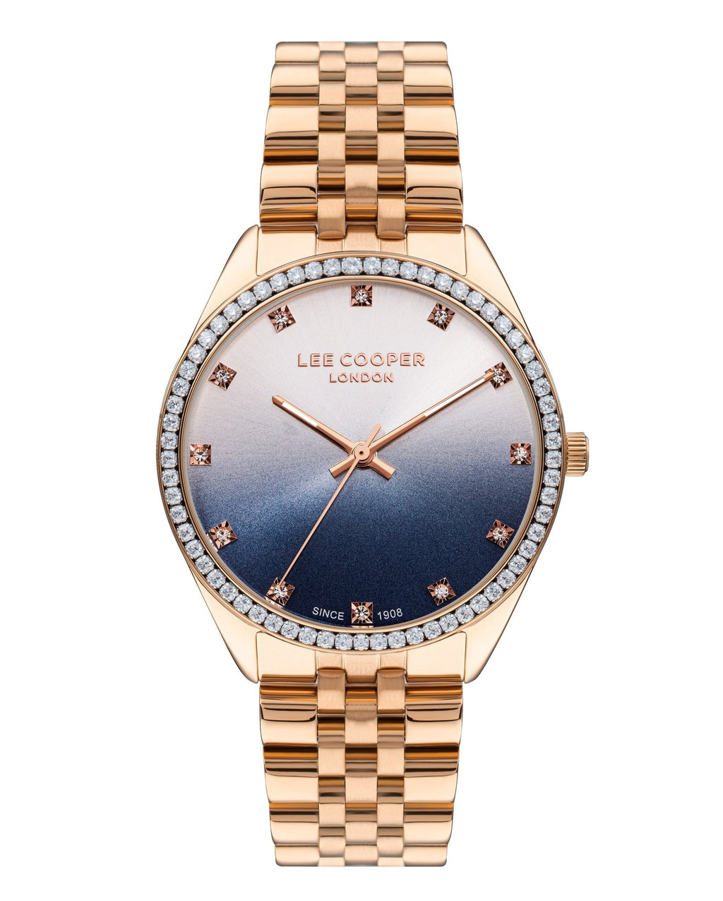 Lee Cooper LC07831.490 Women's Super Metal Rose Gold Watch - Zamana.pk