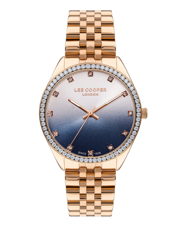 Lee Cooper LC07831.490 Women's Super Metal Rose Gold Watch - Zamana.pk