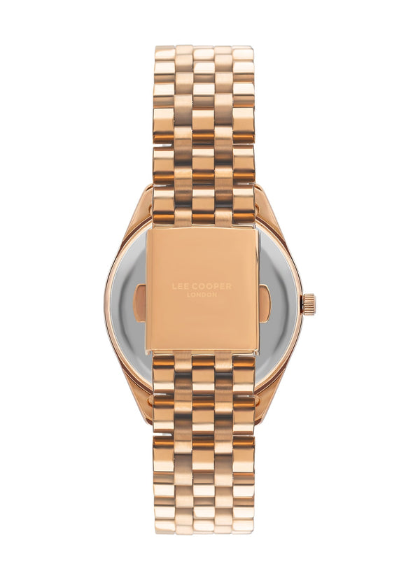 Lee Cooper LC07831.490 Women's Super Metal Rose Gold Watch - Zamana.pk