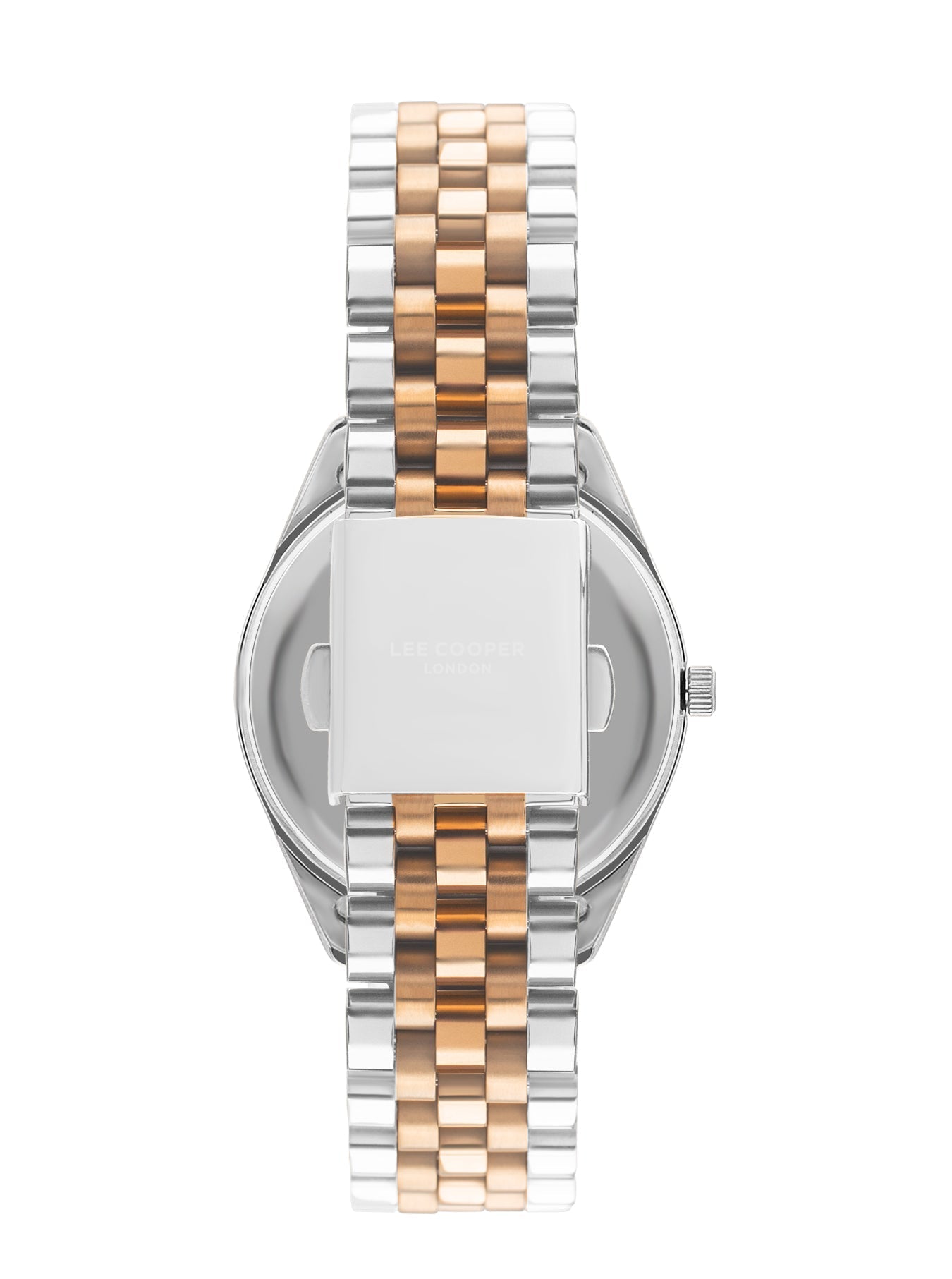 Lee Cooper LC07831.520 Women's Super Metal Silver/Rose Gold Watch - Zamana.pk