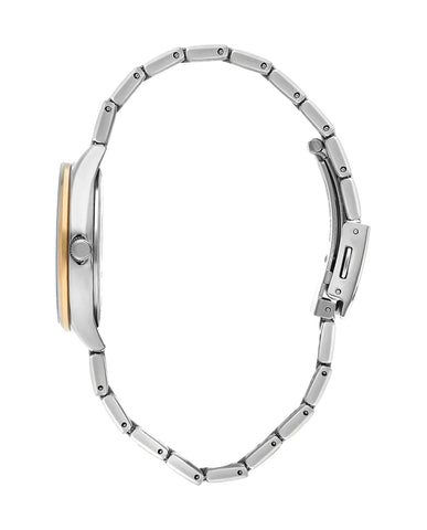Lee Cooper LC07832.220 Women's Super Metal Silver/Gold Watch - Zamana.pk