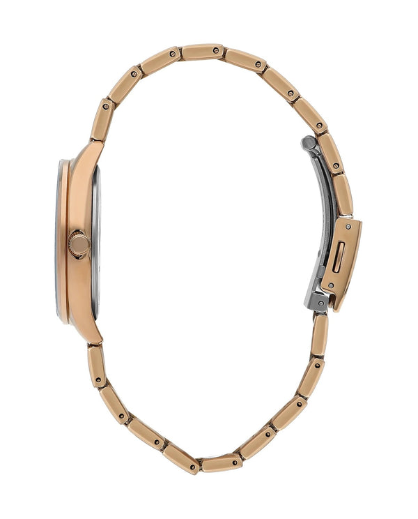 Lee Cooper LC07832.410 Women's Super Metal Rose Gold Watch - Zamana.pk