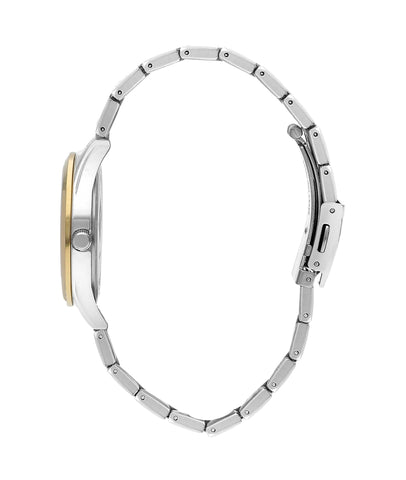 Lee Cooper LC07833.230 Women's Super Metal Silver/Gold Watch - Zamana.pk
