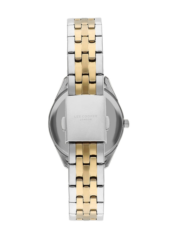 Lee Cooper LC07833.230 Women's Super Metal Silver/Gold Watch - Zamana.pk