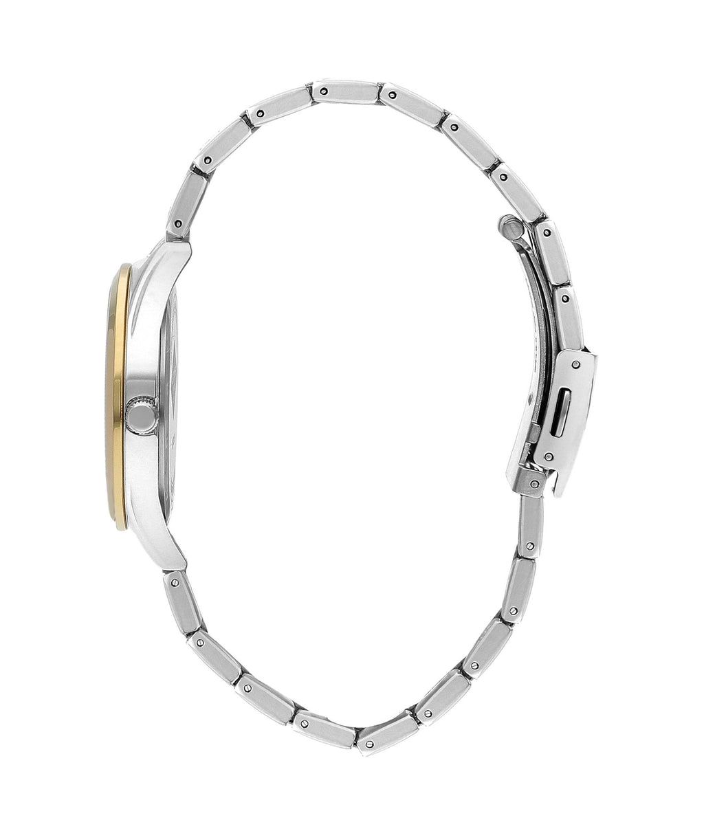 Lee Cooper LC07833.260 Women's Super Metal Silver/Gold Watch - Zamana.pk
