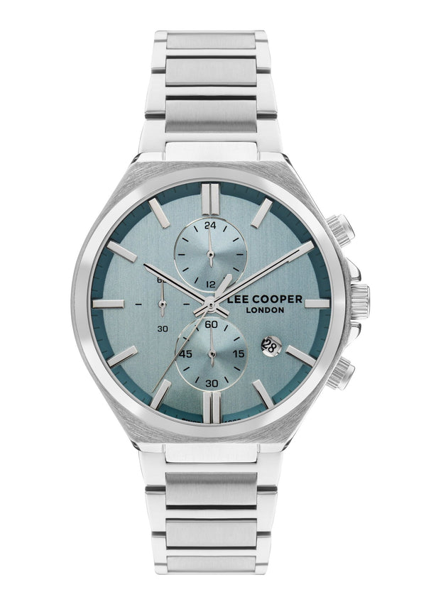 Lee Cooper LC07835.370 Men's Super Metal Silver Multifunction Watch - Zamana.pk