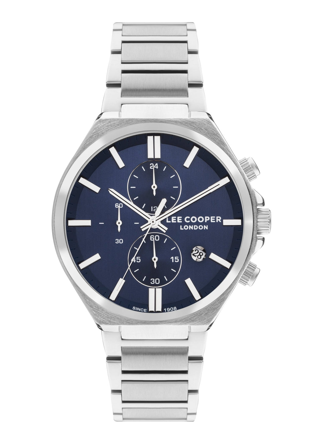Lee Cooper LC07835.390 Men's Super Metal Silver Multifunction Watch - Zamana.pk