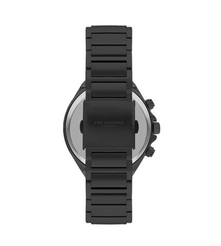 Lee Cooper LC07835.650 Men's Super Metal Black Multifunction Watch - Zamana.pk