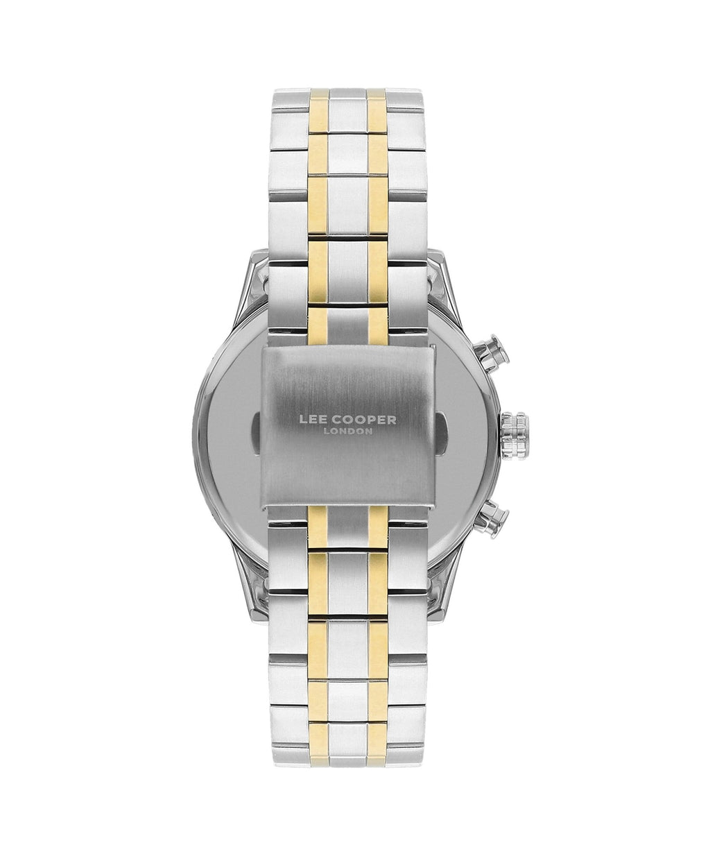 Lee Cooper LC07836.270 Men's Super Metal Silver/Gold Multifunction Watch - Zamana.pk
