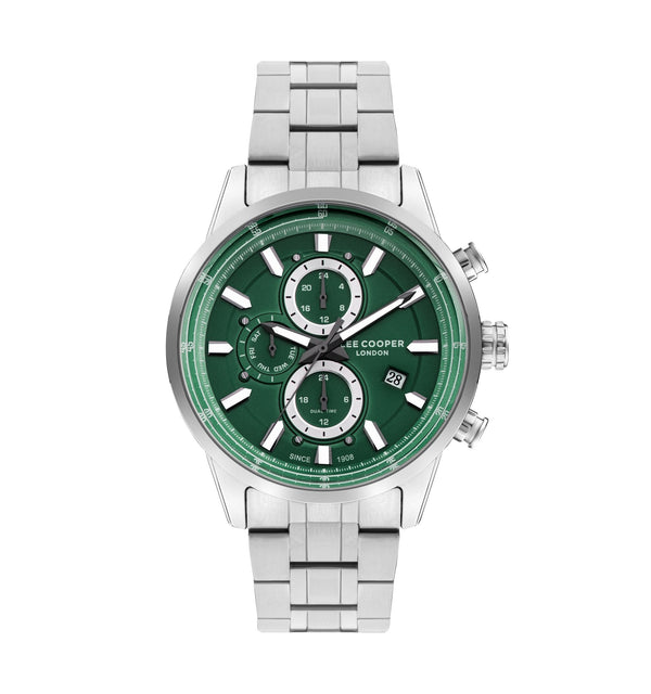 Lee Cooper LC07836.370 Men's Super Metal Silver Multifunction Watch - Zamana.pk