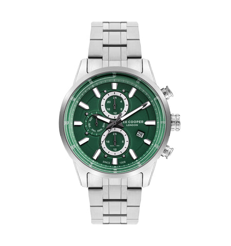 Lee Cooper LC07836.370 Men's Super Metal Silver Multifunction Watch - Zamana.pk
