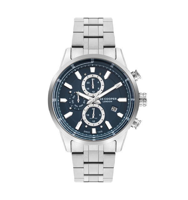 Lee Cooper LC07836.390 Men's Super Metal Silver Multifunction Watch - Zamana.pk