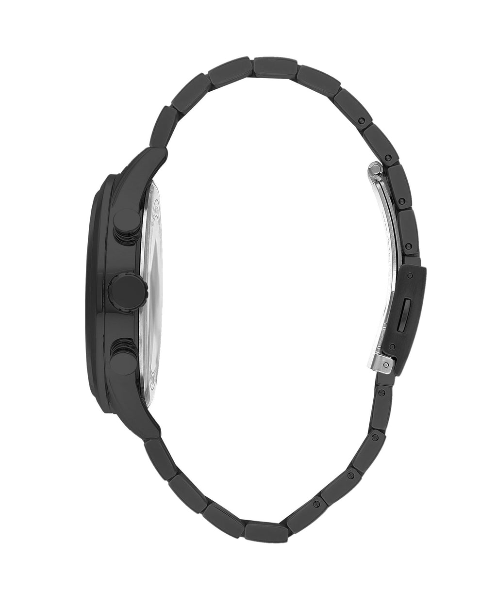 Lee Cooper LC07836.650 Men's Super Metal Black Multifunction Watch - Zamana.pk