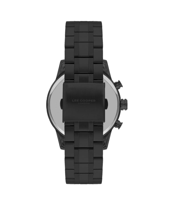 Lee Cooper LC07836.650 Men's Super Metal Black Multifunction Watch - Zamana.pk
