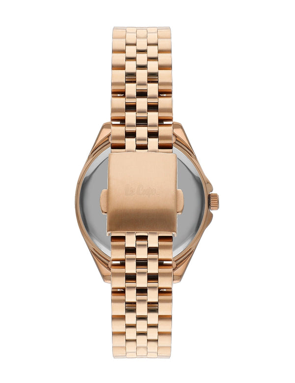Lee Cooper LC07837.430 Ladies Super Metal Rose Gold Watch - Zamana.pk