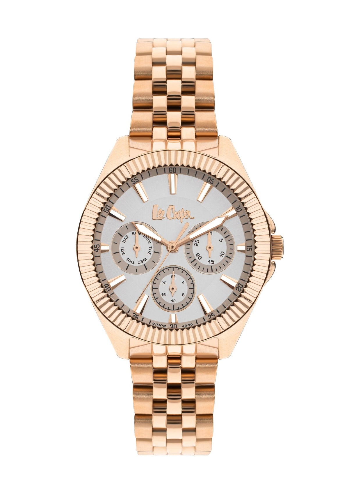Lee Cooper LC07837.430 Ladies Super Metal Rose Gold Watch - Zamana.pk Main image