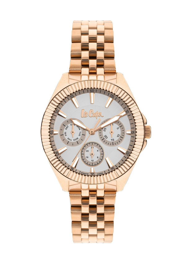 Lee Cooper LC07837.430 Ladies Super Metal Rose Gold Watch - Zamana.pk