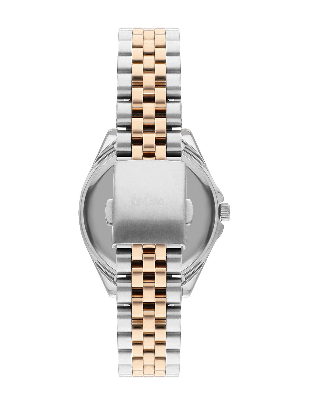 Lee Cooper LC07837.560 Ladies Super Metal Silver/Rose Gold Watch - Zamana.pk
