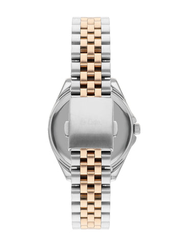 Lee Cooper LC07837.560 Ladies Super Metal Silver/Rose Gold Watch - Zamana.pk