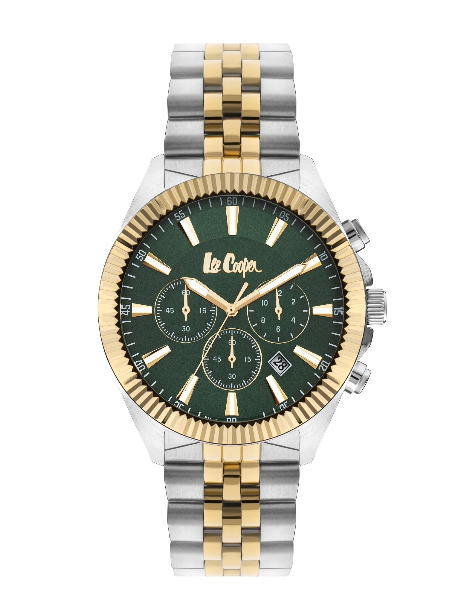 Lee Cooper LC07838.270 Gent Super Metal Silver/Gold Watch - Zamana.pk Main image