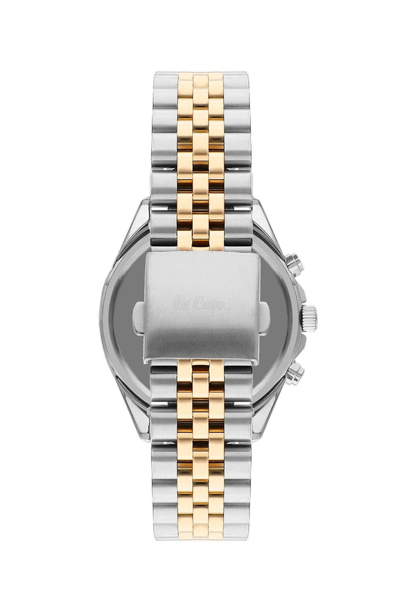 Lee Cooper LC07838.270 Gent Super Metal Silver/Gold Watch - Zamana.pk