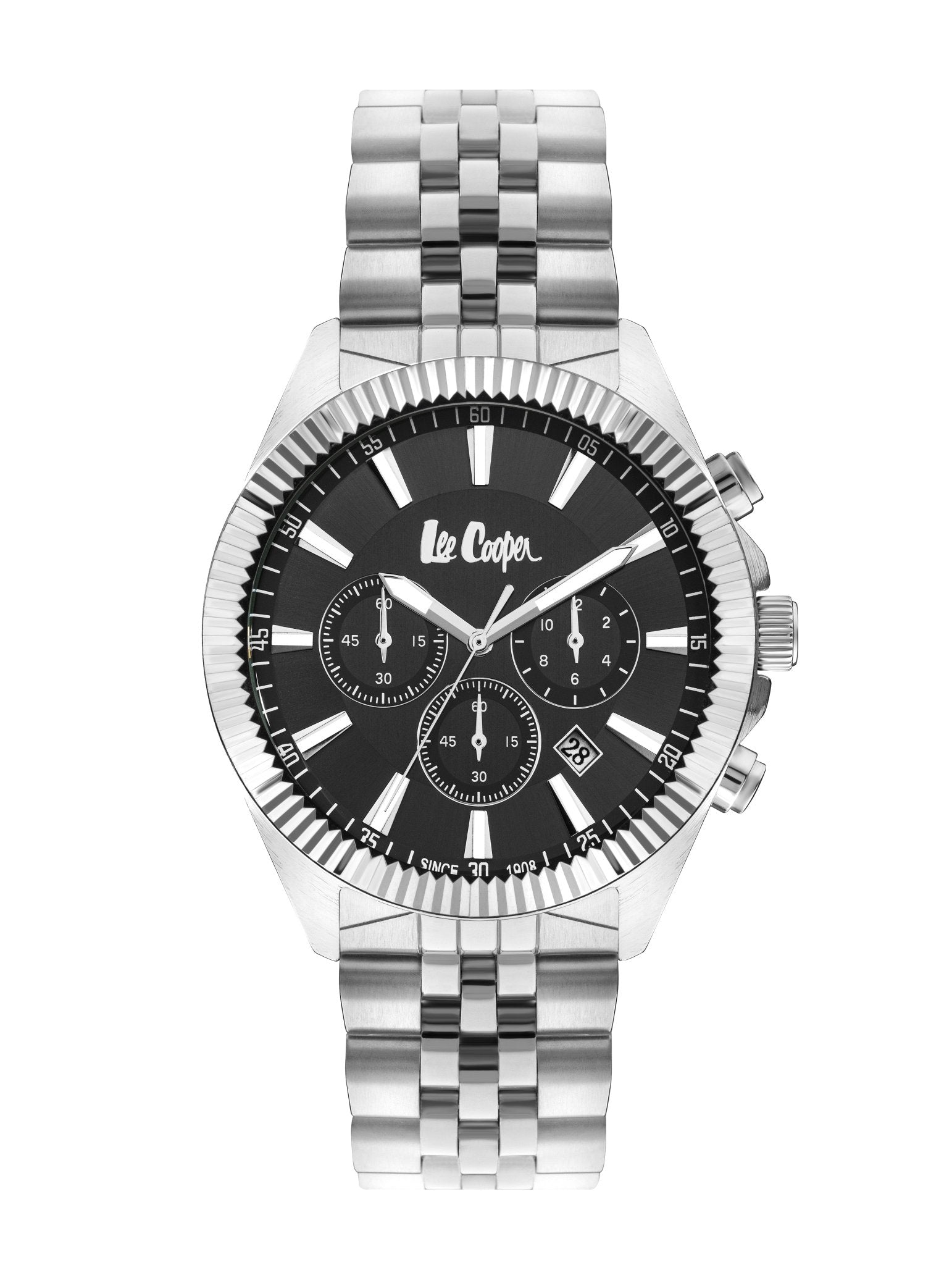 Lee Cooper LC07838.350 Gent Super Metal Silver Watch - Zamana.pk