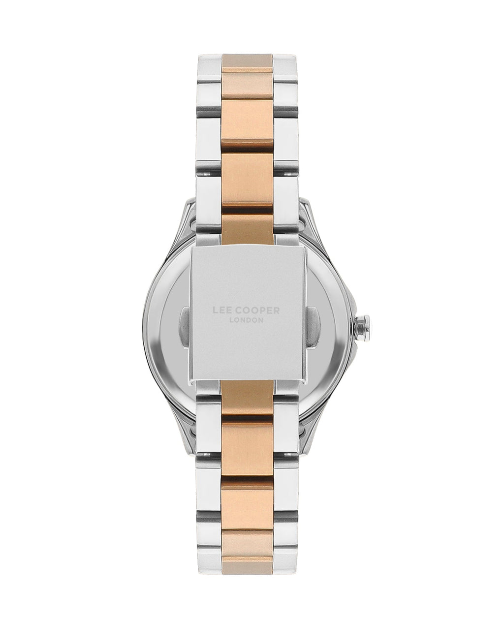 Lee Cooper LC07840.520 Women's Super Metal Silver/Rose Gold Watch - Zamana.pk