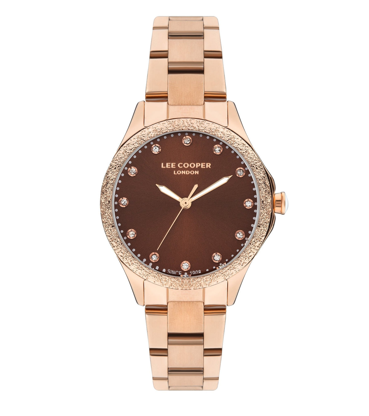 Lee Cooper LC07840.540 Women's Super Metal Rose Gold Watch - Zamana.pk Main image