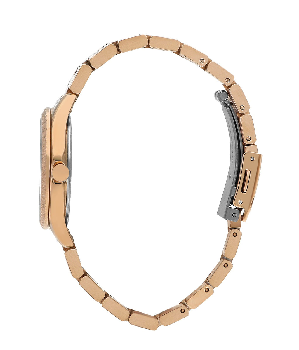 Lee Cooper LC07840.540 Women's Super Metal Rose Gold Watch - Zamana.pk