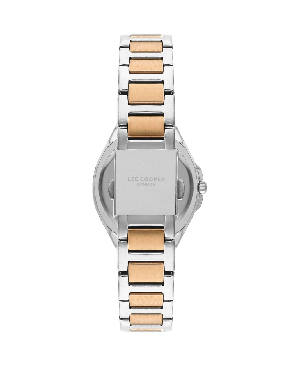 Lee Cooper LC07844.530 Ladies Super Metal Silver/Rose Gold Watch - Zamana.pk
