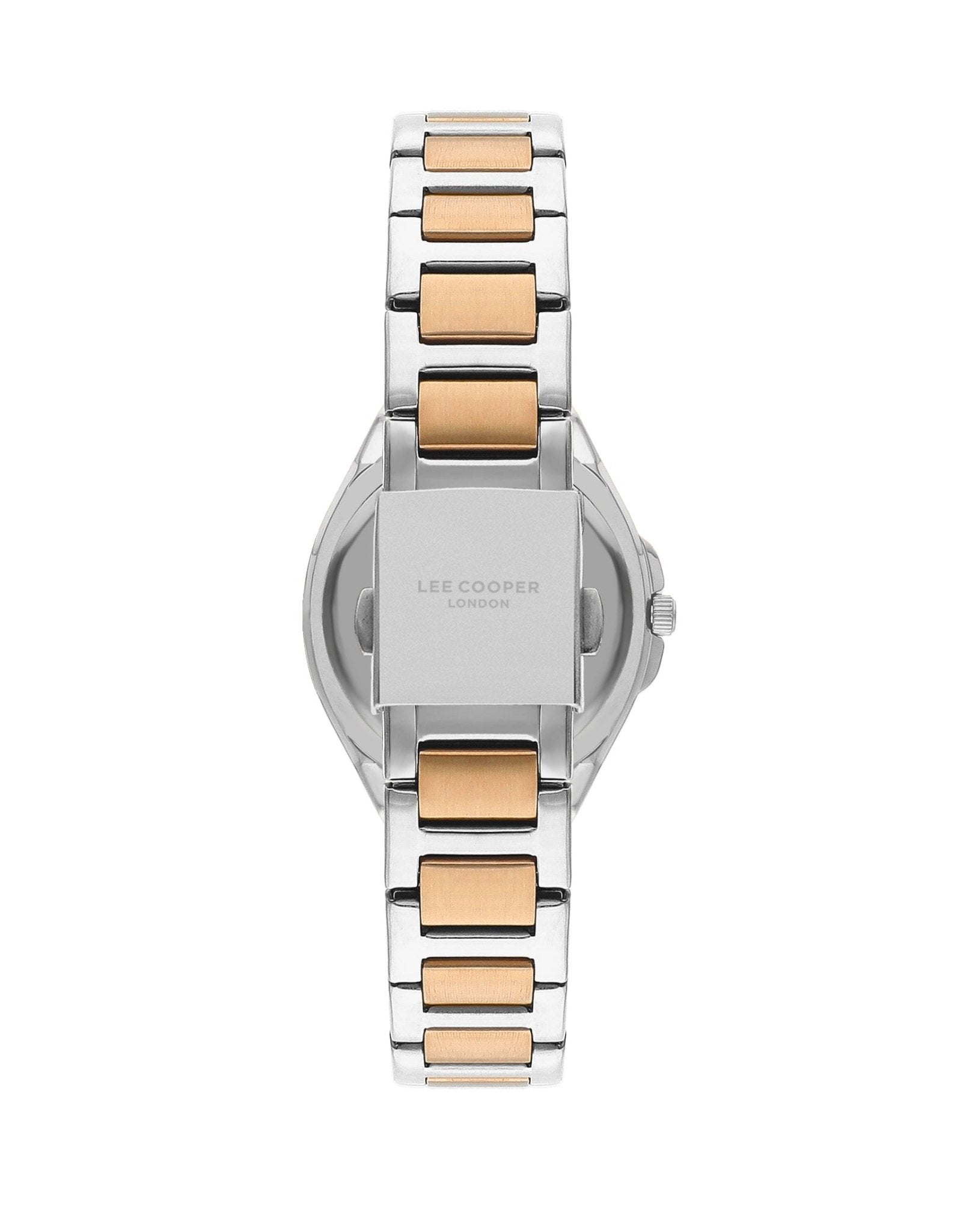 Lee Cooper LC07844.530 Ladies Super Metal Silver/Rose Gold Watch - Zamana.pk