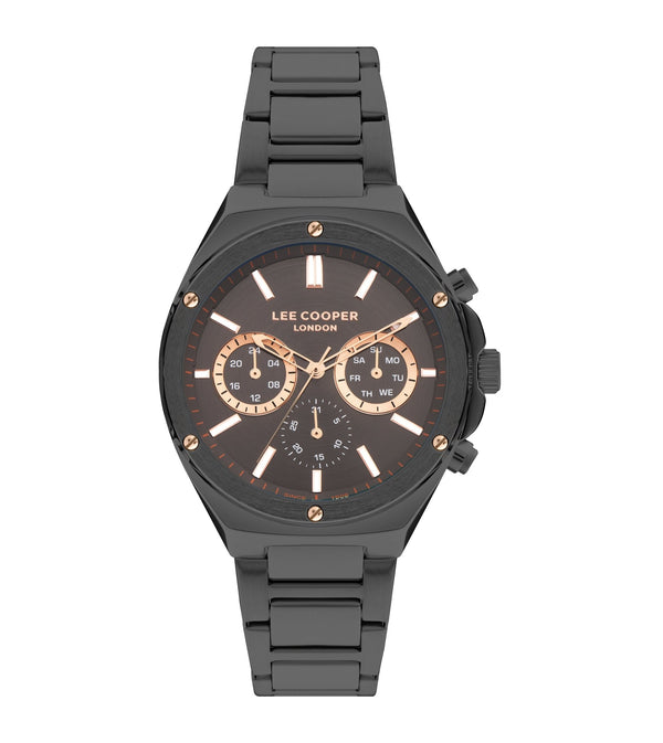 Lee Cooper LC07845.060 Gent Super Metal Gun Watch - Zamana.pk