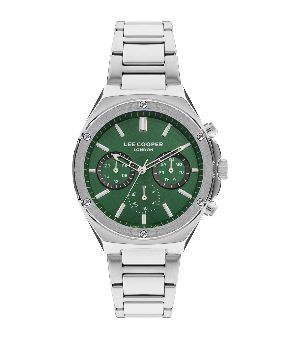 Lee Cooper LC07845.370 Gent Super Metal Silver Watch - Zamana.pk