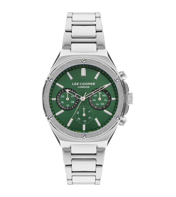 Lee Cooper LC07845.370 Gent Super Metal Silver Watch - Zamana.pk