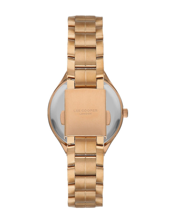 Lee Cooper LC07850.430 Women's Super Metal Rose Gold Watch - Zamana.pk