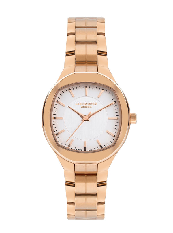 Lee Cooper LC07850.430 Women's Super Metal Rose Gold Watch - Zamana.pk