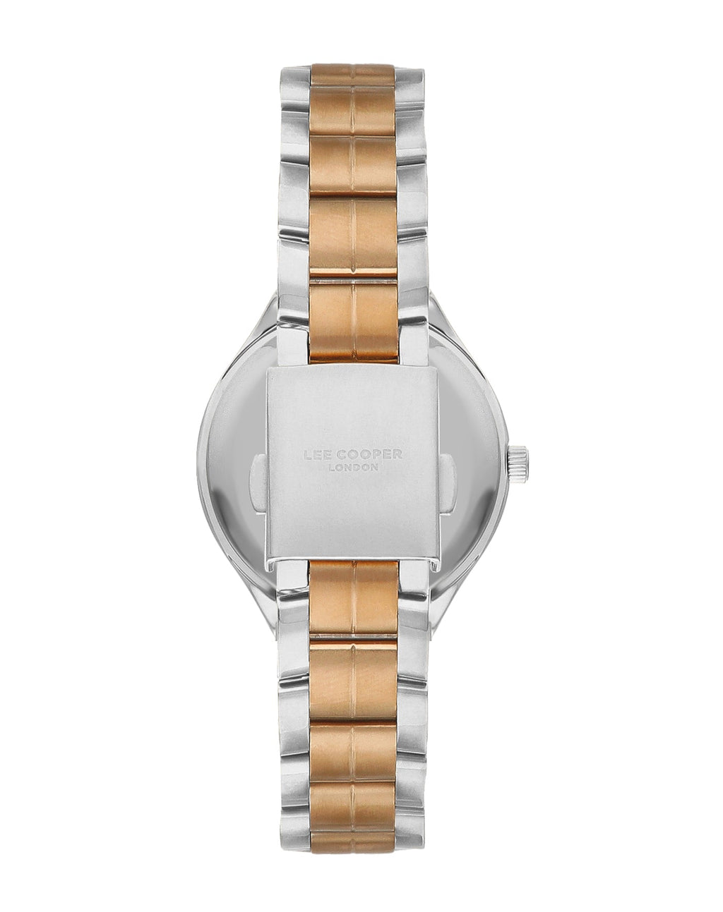 Lee Cooper LC07850.530 Women's Super Metal Silver/Rose Gold Watch - Zamana.pk