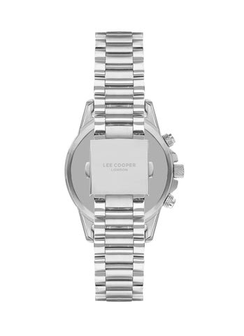 Lee Cooper LC07852.370 Men's Super Metal Silver Multifunction Watch - Zamana.pk