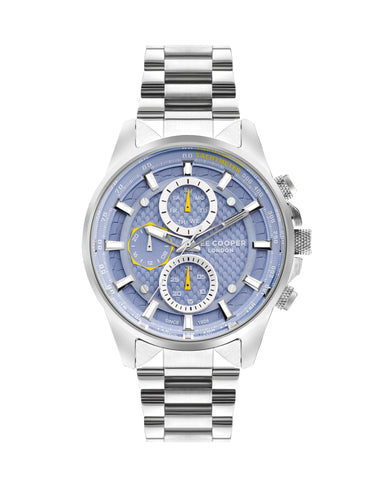 Lee Cooper LC07852.390 Men's Super Metal Silver Multifunction Watch - Zamana.pk