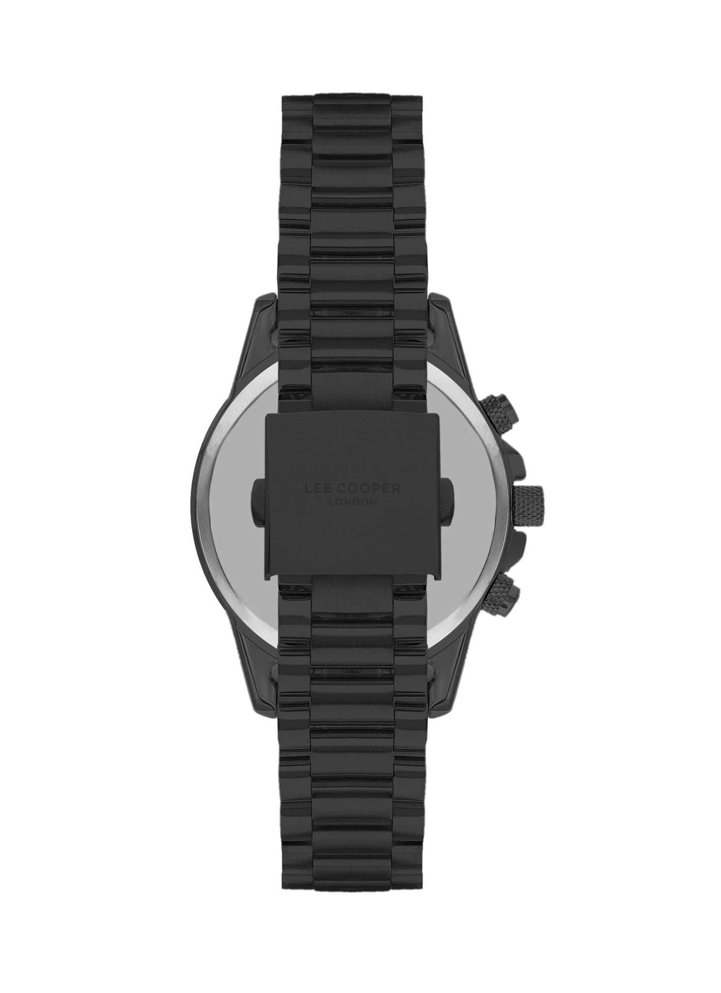 Lee Cooper LC07852.650 Men's Super Metal Black Multifunction Watch - Zamana.pk