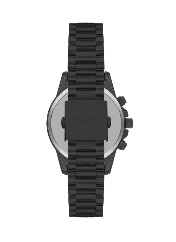 Lee Cooper LC07852.650 Men's Super Metal Black Multifunction Watch - Zamana.pk