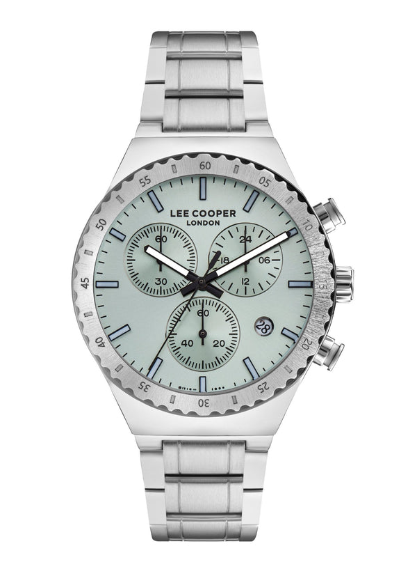 Lee Cooper LC07853.370 Men's Super Metal Silver Multifunction Watch - Zamana.pk