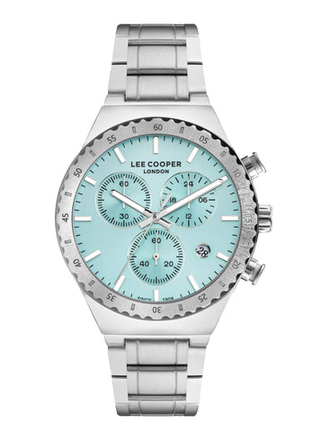 Lee Cooper LC07853.390 Men's Super Metal Silver Multifunction Watch - Zamana.pk