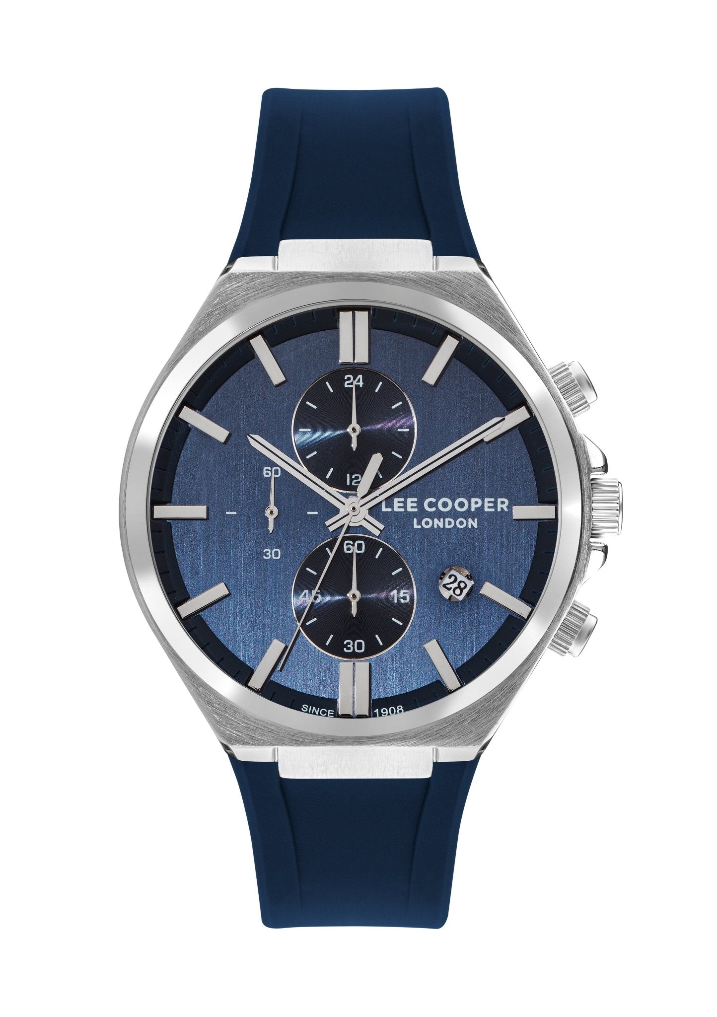 Lee Cooper LC07854.399 Men's Super Metal Silver Multifunction Watch - Zamana.pk Main image