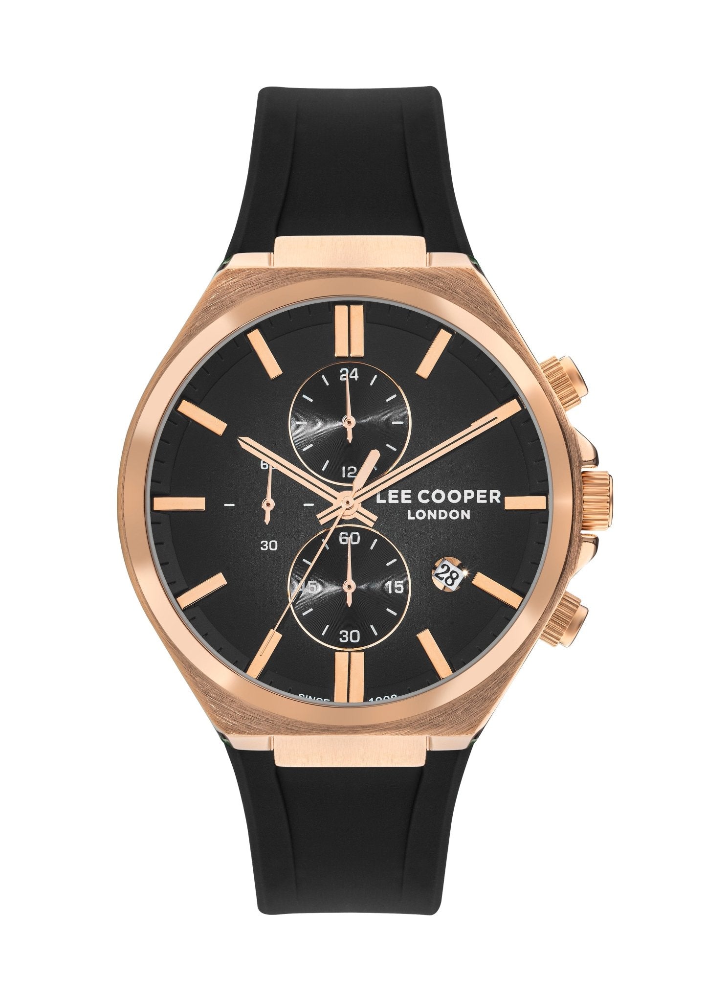 Lee Cooper LC07854.451 Men's Super Metal Rose Gold Multifunction Watch - Zamana.pk Main image