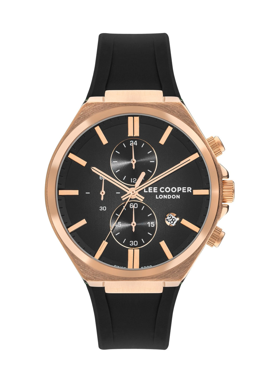 Lee Cooper LC07854.451 Men's Super Metal Rose Gold Multifunction Watch - Zamana.pk
