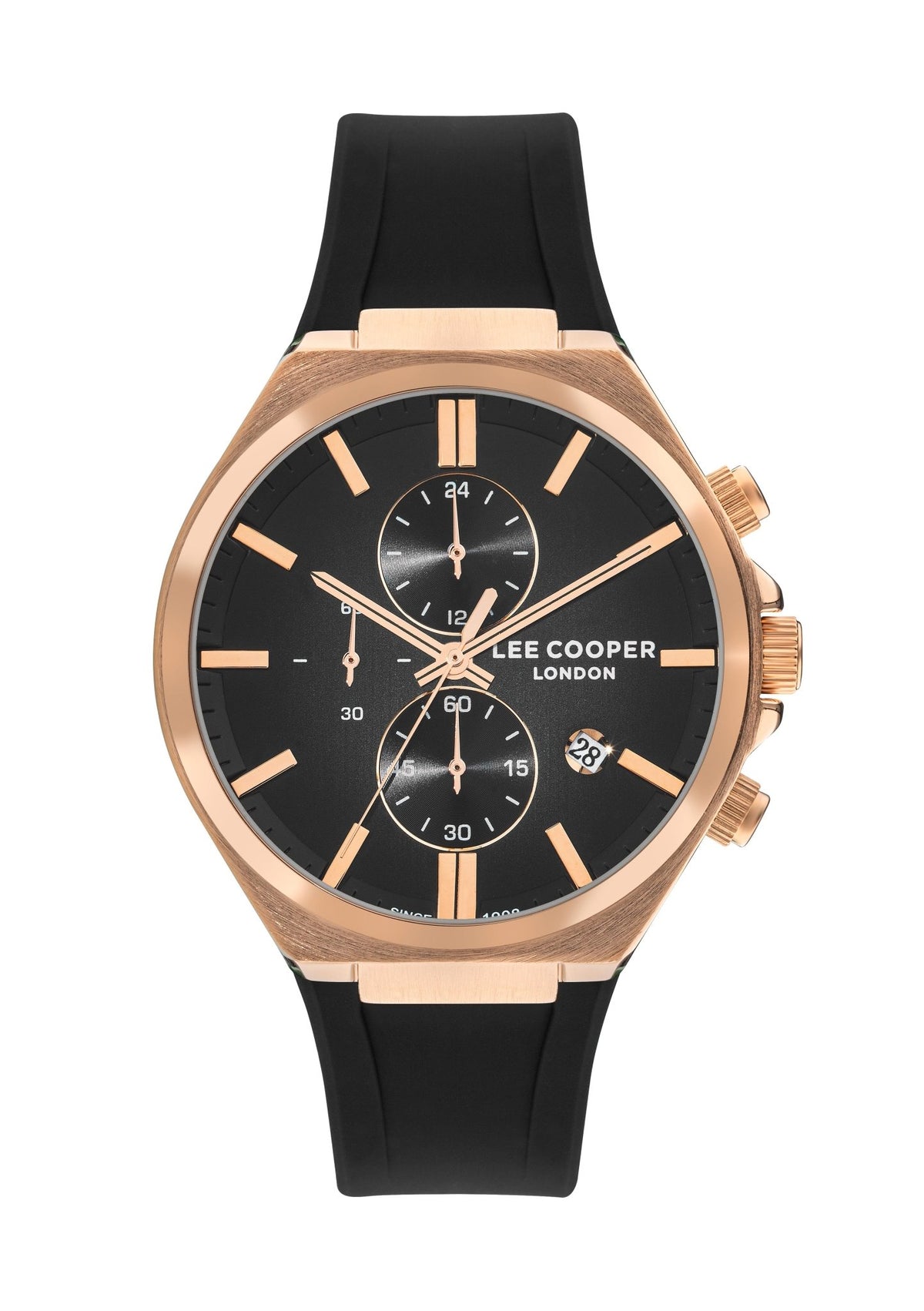 Lee Cooper LC07854.451 Men's Super Metal Rose Gold Multifunction Watch - Zamana.pk